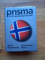 Prisma
Mini woordenboek
Noors Nederlands
Nederlands noors, Boeken, Ophalen of Verzenden, Zo goed als nieuw, Prisma of Spectrum