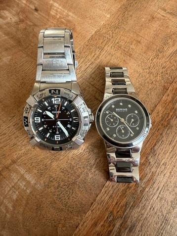 2 horloges van Casio en Bering Ceramic beschikbaar voor biedingen