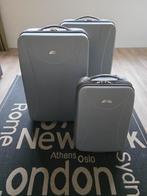 SET STEVIGE VLIEGTUIG KOFFERS ., Wieltjes, Hard kunststof, Ophalen of Verzenden, Zo goed als nieuw