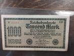 Bankbiljet 1000 Mark. Duitse Rijk., Postzegels en Munten, Duitsland, Ophalen of Verzenden