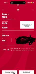 Ajax nec F side, Eén persoon, Mei