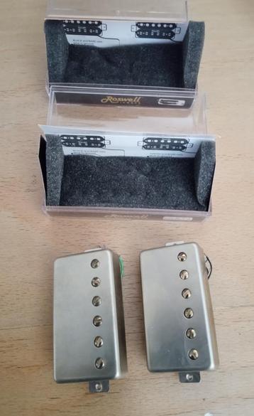 Roswell  LLS-N4 Humbucker Bridge Nickel Gold Pole Screws beschikbaar voor biedingen