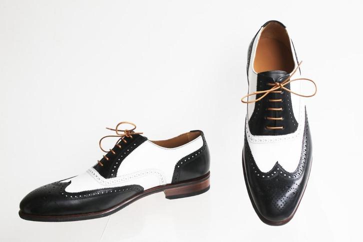 Gloednieuw! Spectator in zwart-wit in de maat 8 = maat 42, Kleding | Heren, Schoenen, Nieuw, Veterschoenen, Zwart, Ophalen of Verzenden