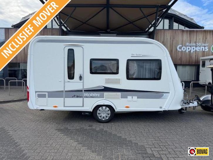 Hobby De Luxe 400 SF 2012 MOVER + VOORTENT!!!, Caravans en Kamperen, Caravans, Bedrijf, tot en met 4, 750 - 1000 kg, Treinzit