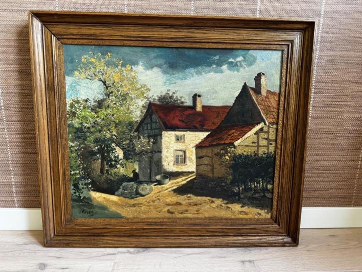 Prachtig authentiek olieverfschilderij van J. Kuyper, Antiek en Kunst, Kunst | Schilderijen | Klassiek, Ophalen