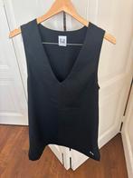 Wolfware zwarte jurk, black mini dress, overgooier, maat S/M, Maat 38/40 (M), Zwart, Ophalen of Verzenden, Zo goed als nieuw