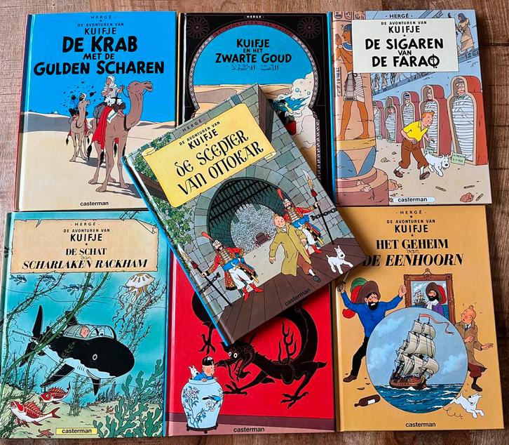 Kuifje Albums - A5 Collectie hc, Boeken, Stripboeken, Gelezen, Meerdere stripboeken, Ophalen of Verzenden