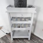 Wijnrek/drankrek met afneembaar dienblad 95x60x38, Ophalen, Gebruikt, Metaal, 75 cm of meer