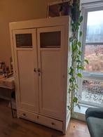 Vintage Brocante Kast met Gebruikerssporen, Ophalen