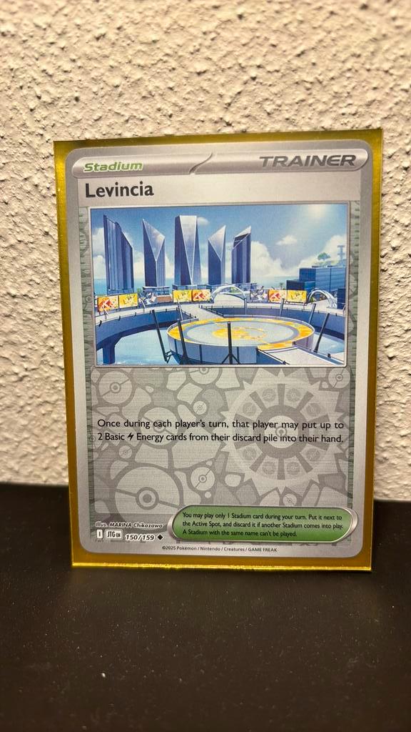 Trainer Levincia 150/159 reverse journey together, Hobby en Vrije tijd, Verzamelkaartspellen | Pokémon, Nieuw, Boosterbox, Ophalen of Verzenden