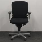 Comforto 7783 Bureaustoel Zwart Lichtgrijs Voetkruis, Gebruikt, Zwart, Ophalen of Verzenden, Bureaustoel