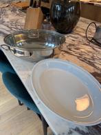 WMF profiselect braadpan met aparte schaal, Ophalen, Nieuw, Gietijzer, Koekenpan of Braadpan