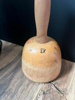 Antieke Houten beeldhouwer hamer, Antiek en Kunst, Ophalen of Verzenden
