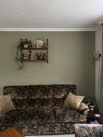 Vintage modulaire bank met fauteuil, Huis en Inrichting, Ophalen, 75 tot 100 cm, Zo goed als nieuw, Stof