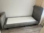 Boxspring Pocket electro Bullit Grey, Ophalen, Verstelbaar, 90 cm, Eenpersoons
