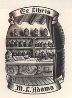 1280 Ex Libris Nederland : Thijs Mauve, 1947, Verzenden