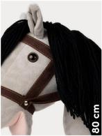 Teddykompaniet Stokpaard met open mond - Grijs