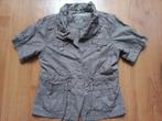 SO SOIRE beige / bruin / wit gestreept jasje / blazer / jas, So Soire, Beige, Maat 46/48 (XL) of groter, Ophalen of Verzenden