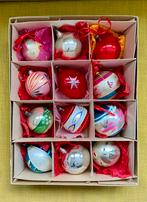 Doos oude vintage kerstballen, Diversen, Kerst, Gebruikt, Ophalen