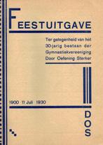 Feestuitgave t.g.v. het 30-jarig bestaan van "D.O.S. in 1930, Balsport, Ophalen of Verzenden, Zo goed als nieuw