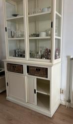 Witte brocante buffetkast (Leen Bakker), Huis en Inrichting, Ophalen, 100 tot 150 cm, 200 cm of meer, Zo goed als nieuw