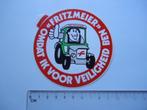 sticker oud FRITZMEIER traktor tractor trekker machine boer, Verzenden, Zo goed als nieuw, Bedrijf of Vereniging