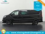 Renault Trafic L2H1 170 pk Extra Luxe Dubbel Cabine Automaat, 4 cilinders, Met garantie (alle), Renault, Zwart