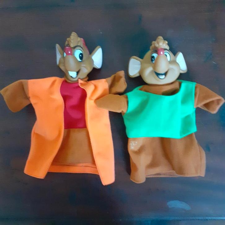 Assepoester handpoppen poppenkastpoppen Disney, Kinderen en Baby's, Speelgoed | Poppen, Zo goed als nieuw, Overige typen, Ophalen of Verzenden