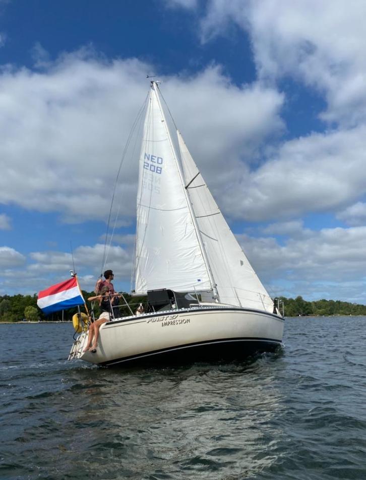 First 27 zeilboot prima conditie, Watersport en Boten, Kajuitzeilboten en Zeiljachten, Gebruikt, Tour-wedstrijdjacht, Polyester