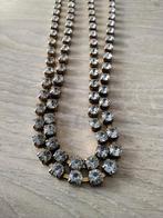 Ketting strass, Overige materialen, Ophalen of Verzenden, Zo goed als nieuw, Zilver