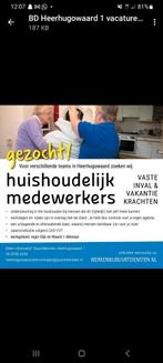 Thuisondersteuner gezocht. Huishoudelijke hulpen gezocht, Vacatures, Vacatures | Schoonmaak en Facilitaire diensten