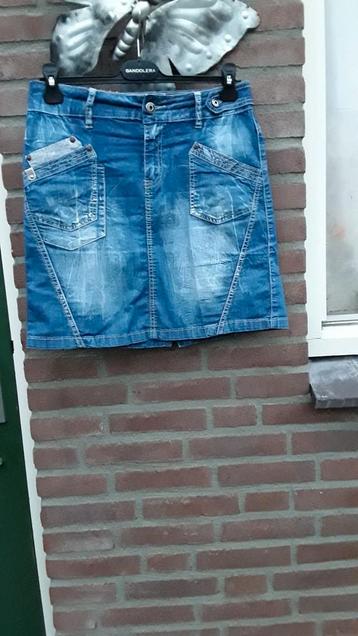 STOERE spijker rok van GEISHA, S licht blauw beschikbaar voor biedingen