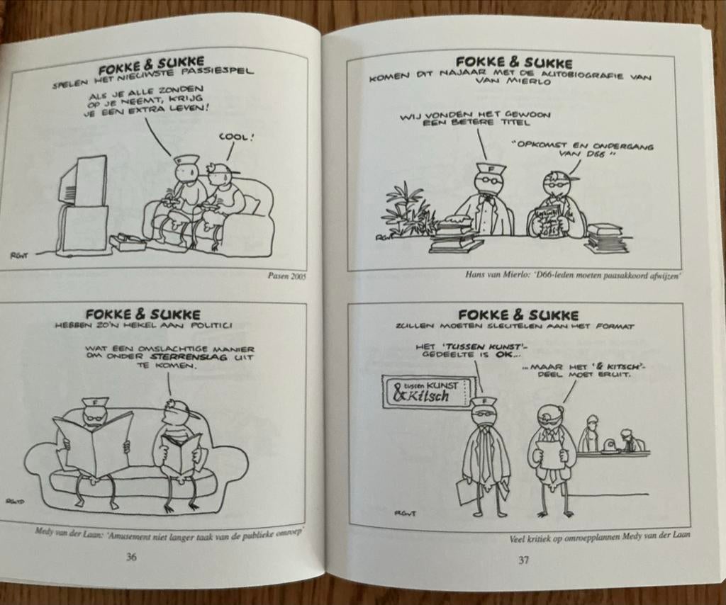 Fokke & Sukke - Het Afzien van 2005, Ophalen of Verzenden, Gelezen, Cartoons