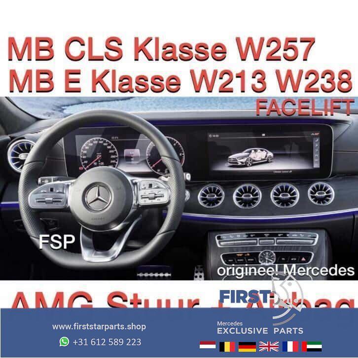 Stuur + airbag Mercedes 2019 A C CLS E G S Klasse W177 W205, Auto-onderdelen, Interieur en Bekleding, Mercedes-Benz, Gebruikt