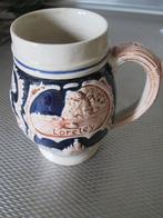 aardewerk bier pul met reliëf Germany Duitsland lORELEY, Ophalen of Verzenden