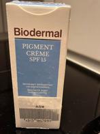 Biodermal Pigment Crème SPF 15, Gehele gezicht, Wit, Nieuw, Ophalen of Verzenden