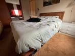 Eastborn Elektrische Boxspring 160 x 200, Huis en Inrichting, Slaapkamer | Boxsprings, Ophalen, Gebruikt, Bruin, Tweepersoons