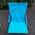 2x opvouwbare strandstoelen,nette staat, lichtblauw, Ophalen, Gebruikt, Campingstoel
