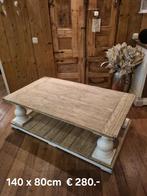 Landelijke Brocante Salontafel Monza € 280.-, Huis en Inrichting, Tafels | Salontafels, 100 tot 150 cm, Zo goed als nieuw, Minder dan 50 cm