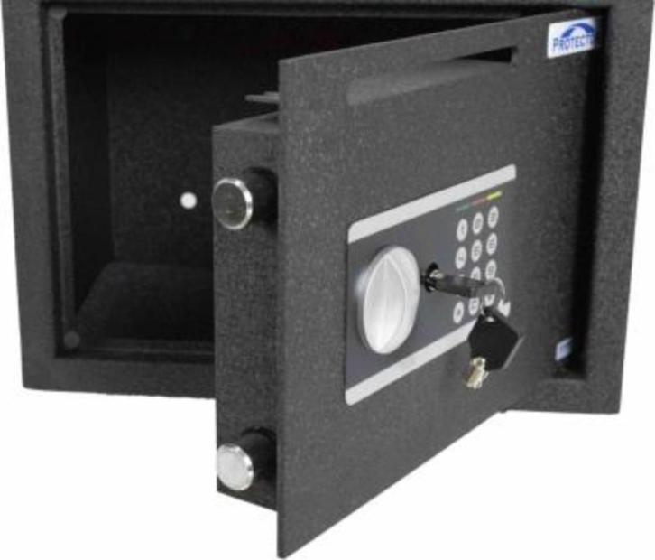 Kluis Afstortkluis Afroomkluis Kassakluis Deposit 2535E, Huis en Inrichting, Brandblussers en Brandkasten, Nieuw, Brandkast, Ophalen of Verzenden