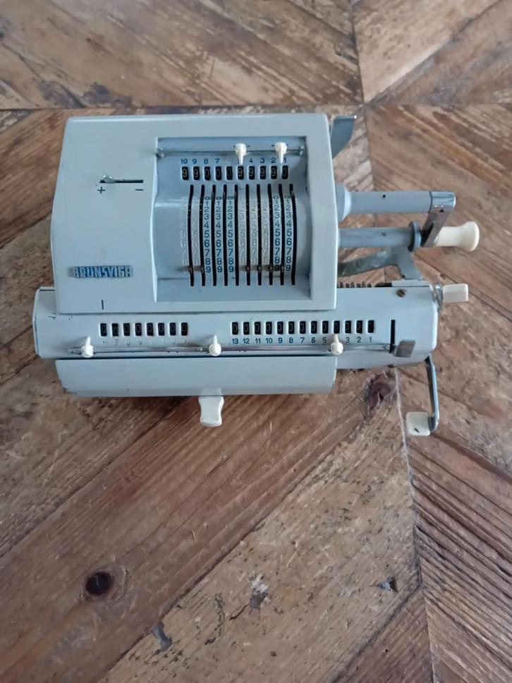 Vintage Brunsviga Rekenmachine, Antiek en Kunst, Antiek | Kantoor en Zakelijk, Ophalen of Verzenden