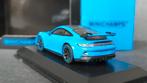 Porsche 911 992 GT3 Shark Blue 1:64 Minichamps 64 Pol, Ophalen of Verzenden, Nieuw, Auto