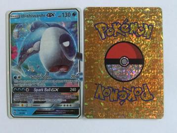 Gouden folie repro  fan art displaykaart  Wishiwashi GX130 beschikbaar voor biedingen