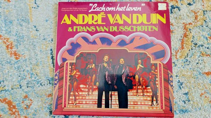 André van Duin & Frans van Dusschoten - Lach om het leven LP, Cd's en Dvd's, Vinyl | Nederlandstalig, Ophalen