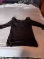 Zwart blouse met kant Victoriaans/ Steampunk, Zwart, Maat 46/48 (XL) of groter, Ophalen of Verzenden, Zo goed als nieuw