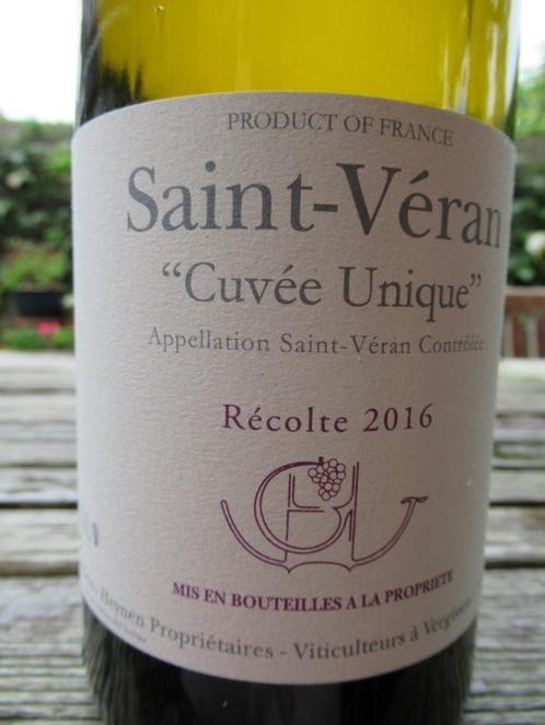 Guffens-Heynen 2016 st Veran Cuvee Unique, Verzamelen, Wijnen, Nieuw, Witte wijn, Frankrijk, Vol, Verzenden