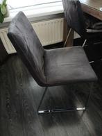 6 Mooie eetkamerstoelen, Huis en Inrichting, Stoelen, Ophalen, Gebruikt, Grijs, Vijf, Zes of meer stoelen