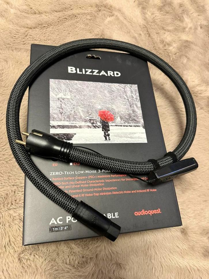 Audioquest Blizzard 1 meter, Audio, Tv en Foto, Audiokabels en Televisiekabels, Zo goed als nieuw, Overige kabels, Minder dan 2 meter