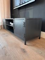 Tv meubel castello metaal antraciet, Ophalen, Zo goed als nieuw, 25 tot 50 cm, Metaal