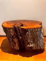 Bijzettafel (verrijdbaar) van boomstronk, Minder dan 45 cm, Minder dan 55 cm, Rond, Nieuw